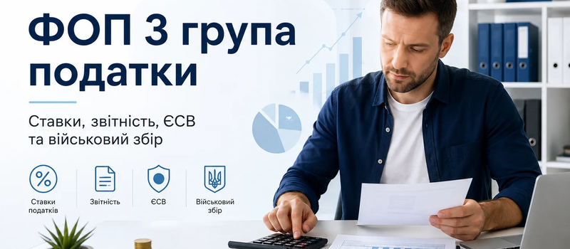 ФОП 3 група податки: ставки, звітність і платежі для підприємців